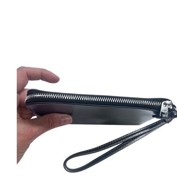 EUC Gunmetal Gray Coach Wristlet - Picture 5 of 9